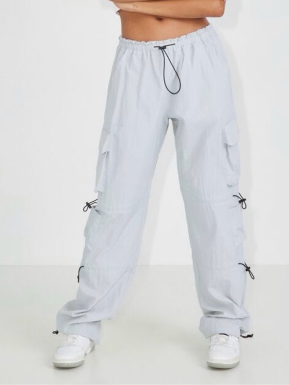 Garage Gray Parachute Pants